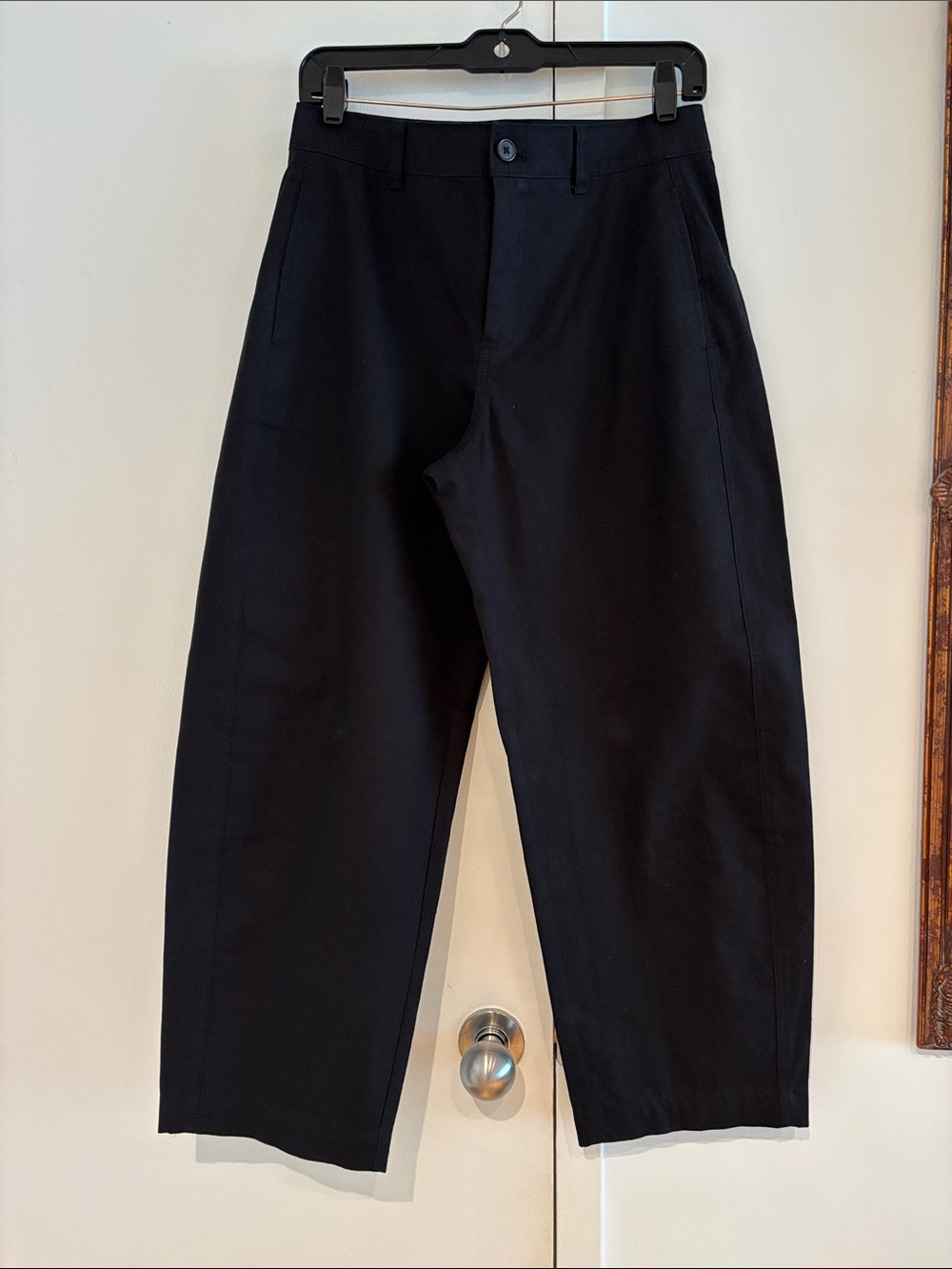 J. Crew Black Wide-Leg Pants